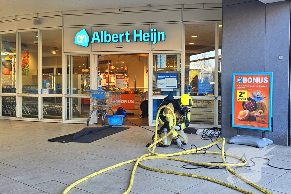 Supermarkt ontruimd wegens brand