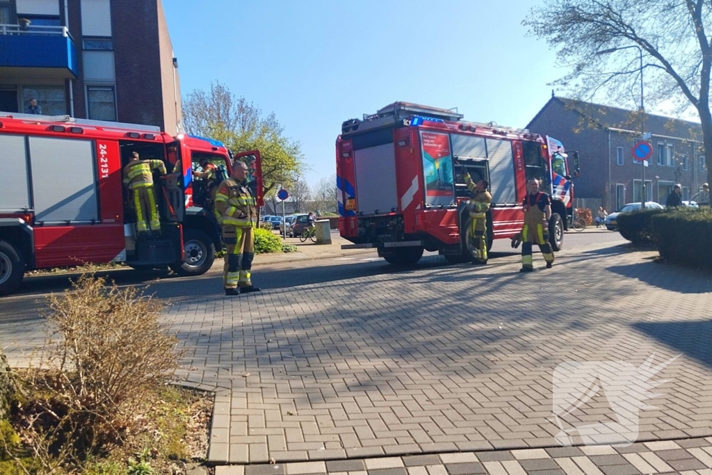 Brandweer controleert appartementen na brandmelding