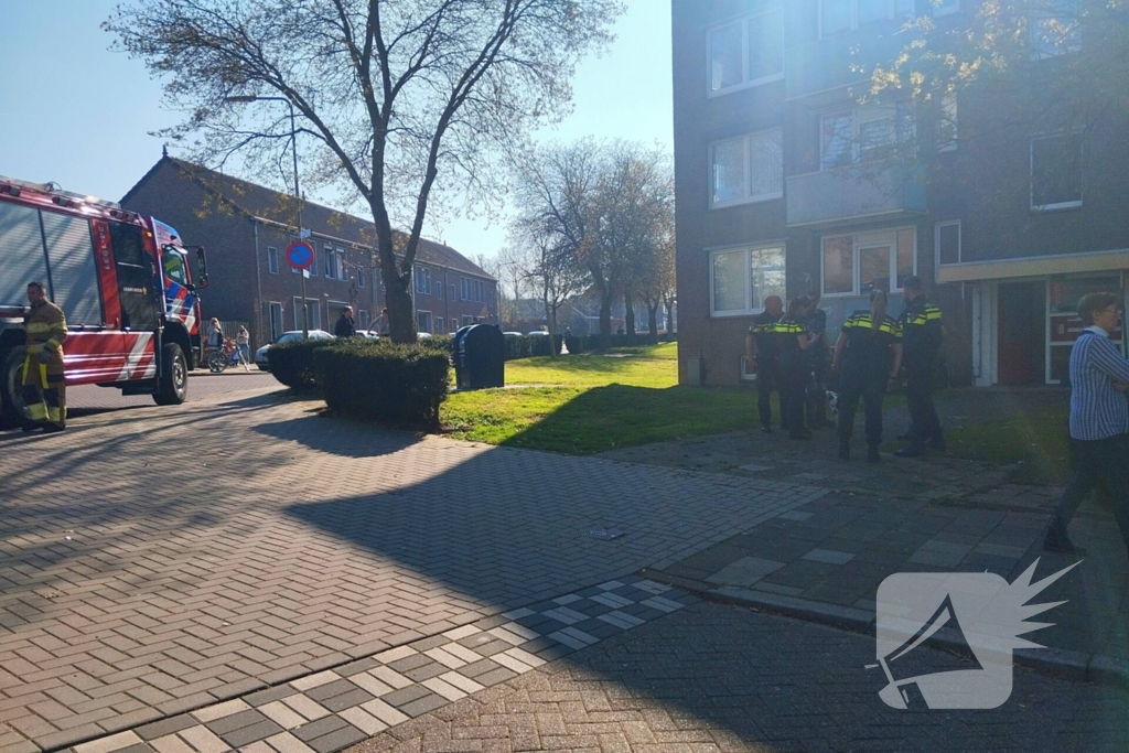 Brandweer controleert appartementen na brandmelding