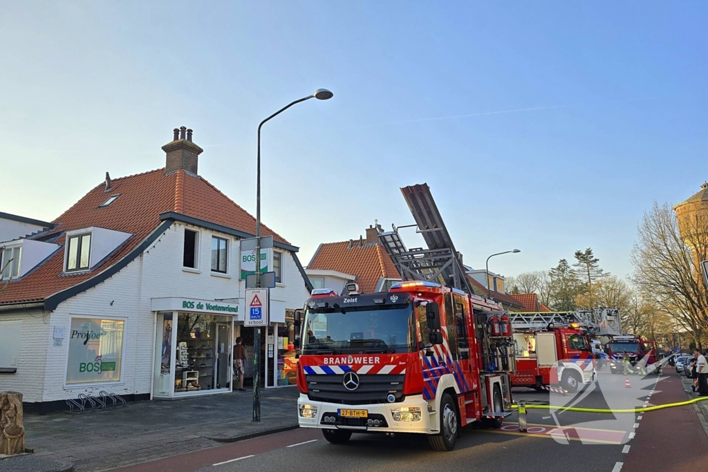 Brand in bijgebouw moeilijk te bestrijden