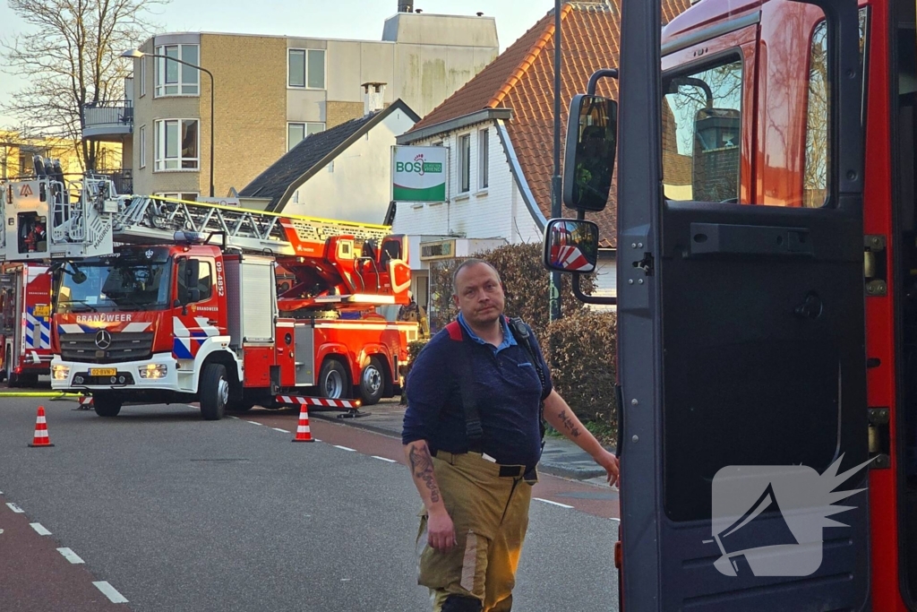 Brand in bijgebouw moeilijk te bestrijden