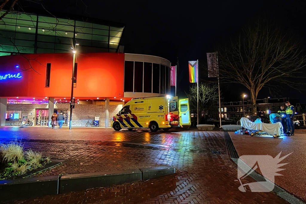 Bezorgkoerier gewond bij valpartij