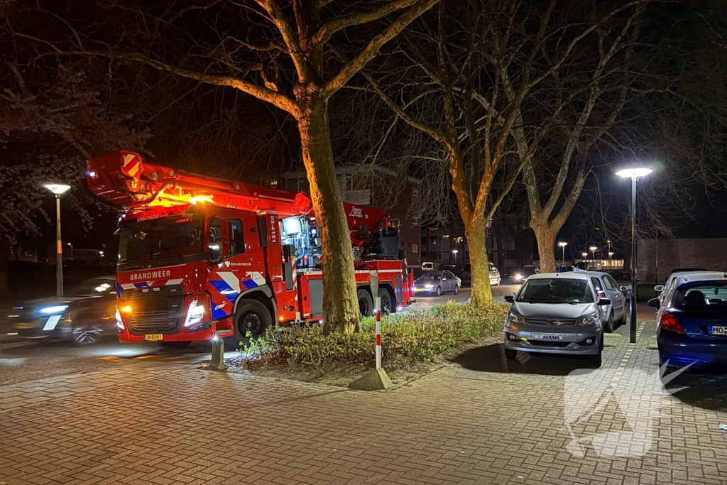 Brand in Kelder van flatgebouw