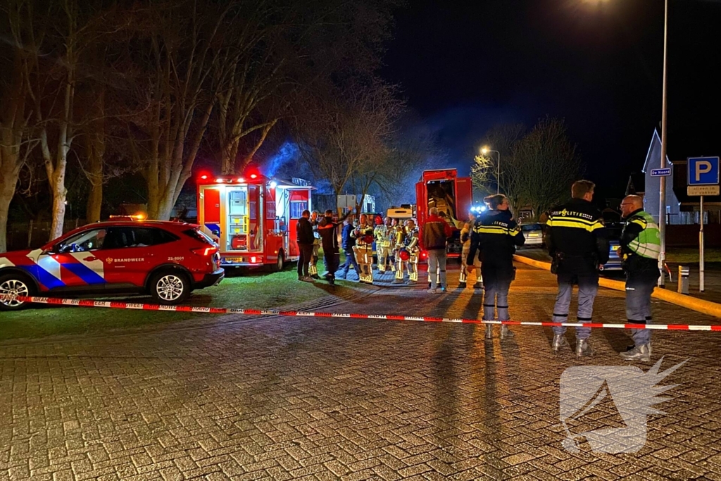Oude brandweerkazerne gaat in vlammen op