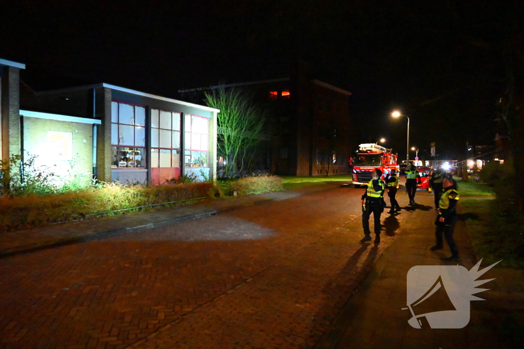 Grote politie-inzet bij inbraak in atelier