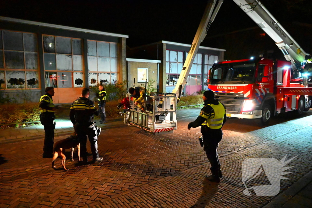 Grote politie-inzet bij inbraak in atelier