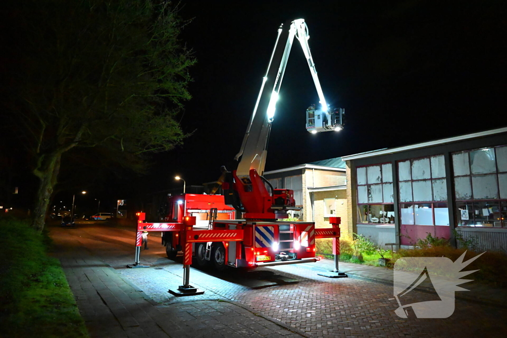 Grote politie-inzet bij inbraak in atelier