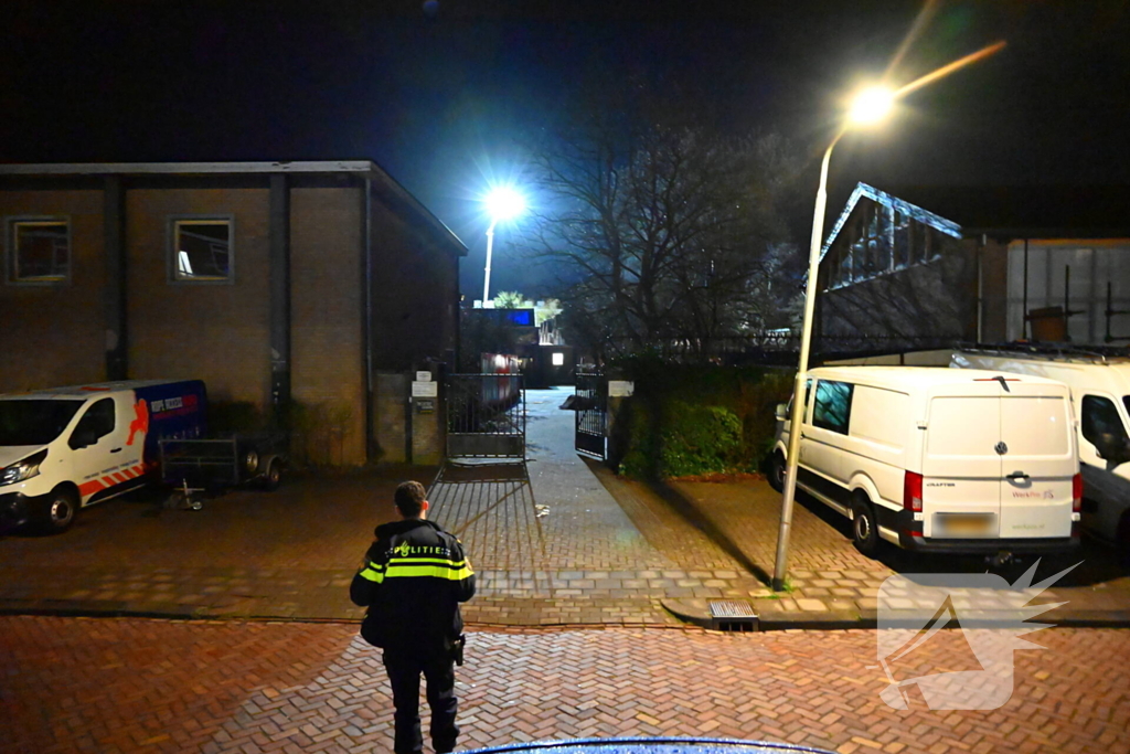 Grote politie-inzet bij inbraak in atelier