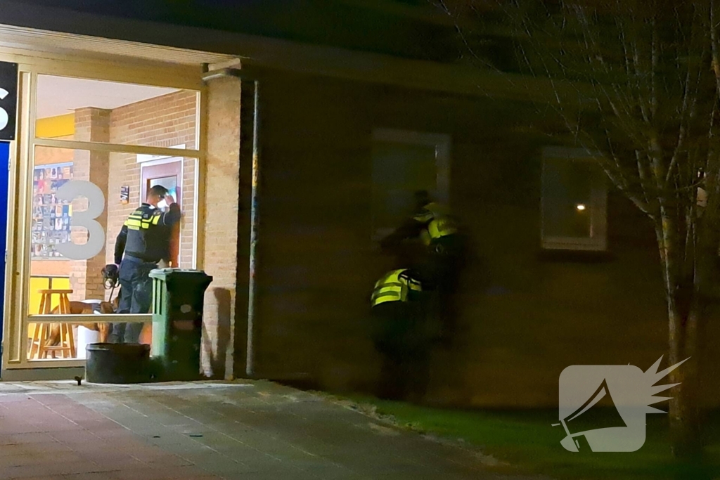 Grote politie-inzet bij inbraak in atelier