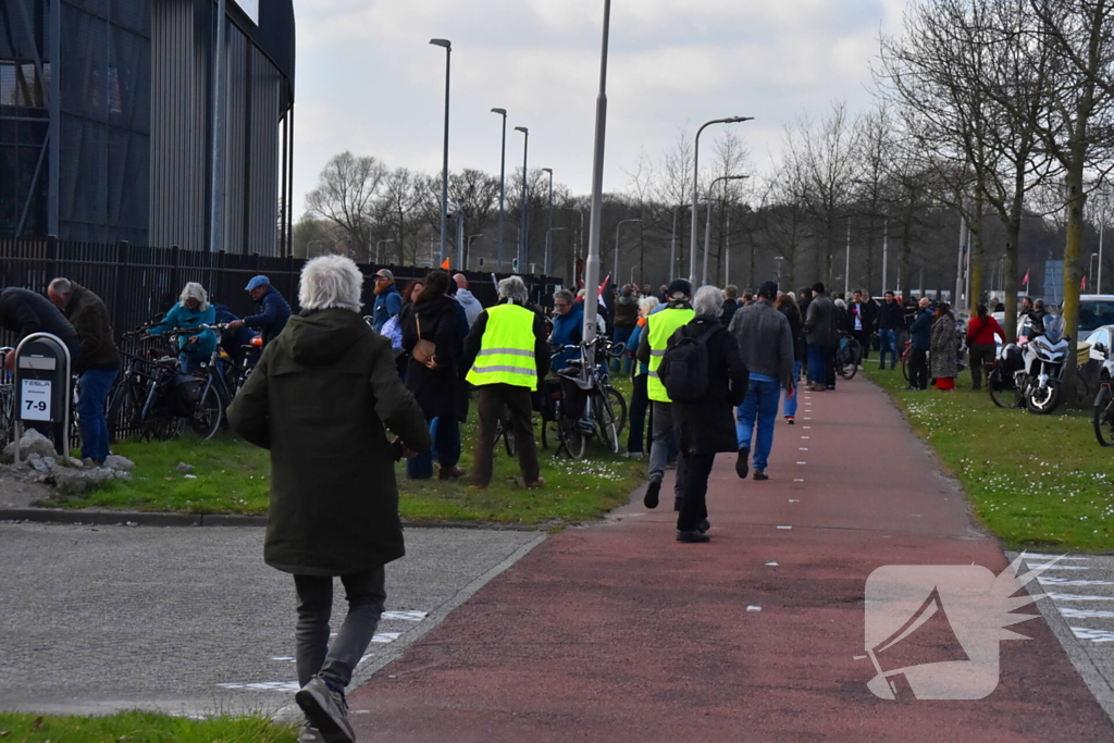 Grote opkomst bij demonstratie tegen Elon Musk en Tesla