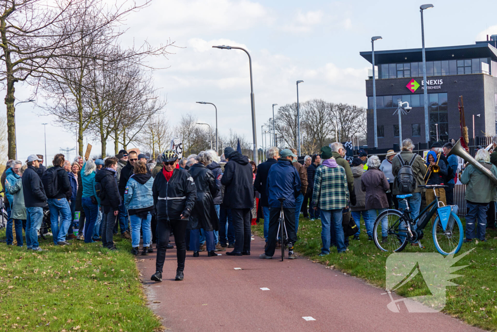 Grote opkomst bij demonstratie tegen Elon Musk en Tesla