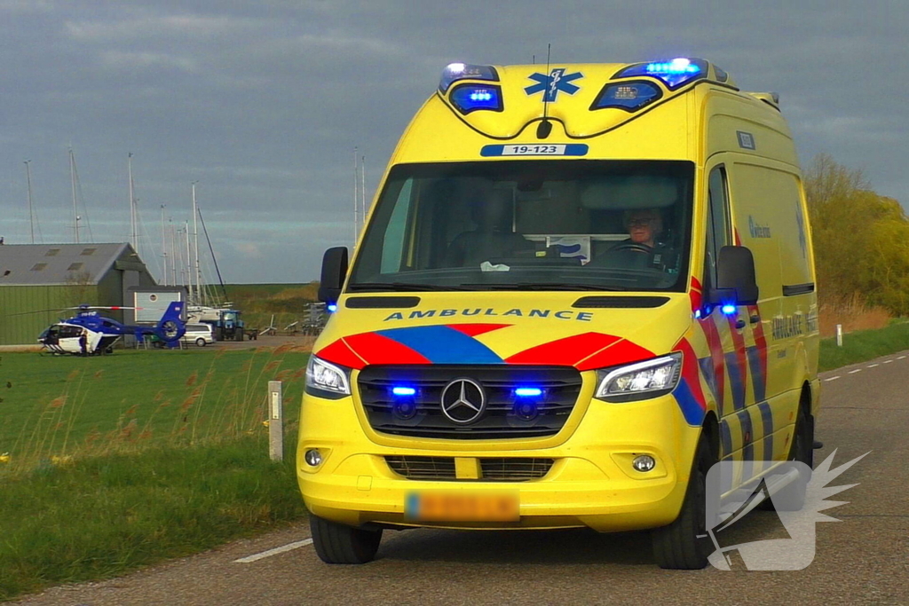 Politiehelikopter biedt directe ondersteuning bij noodsituatie