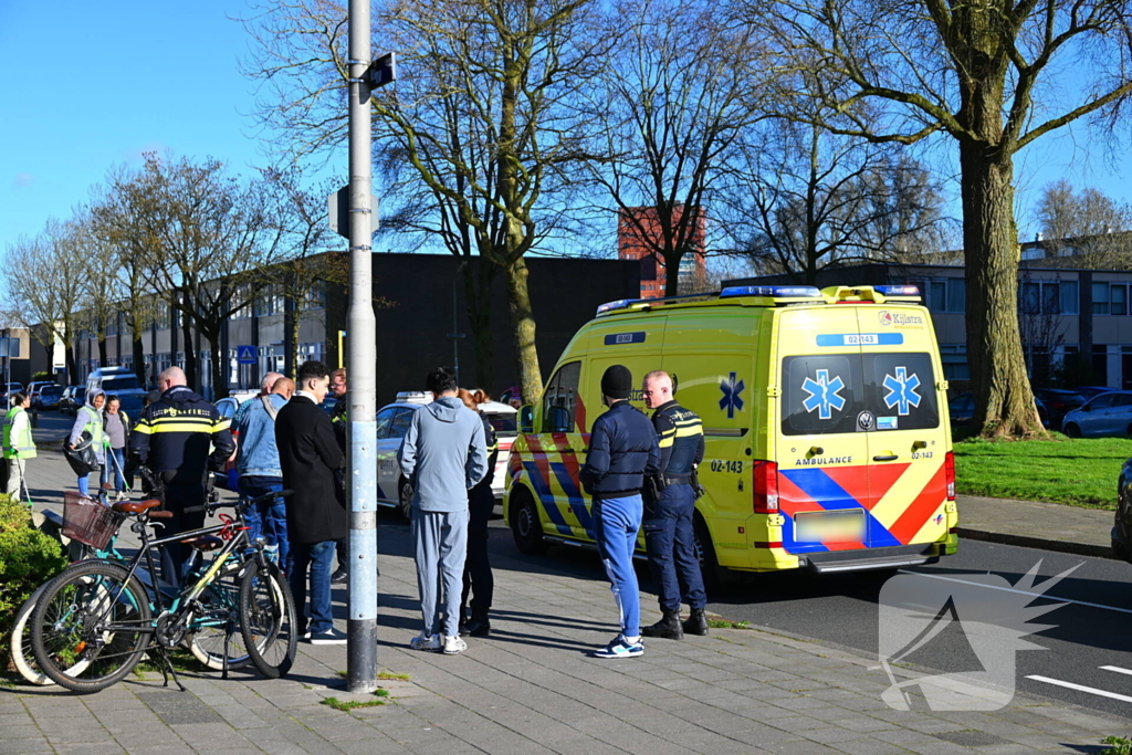 Fietser gewond bij aanrijding met auto