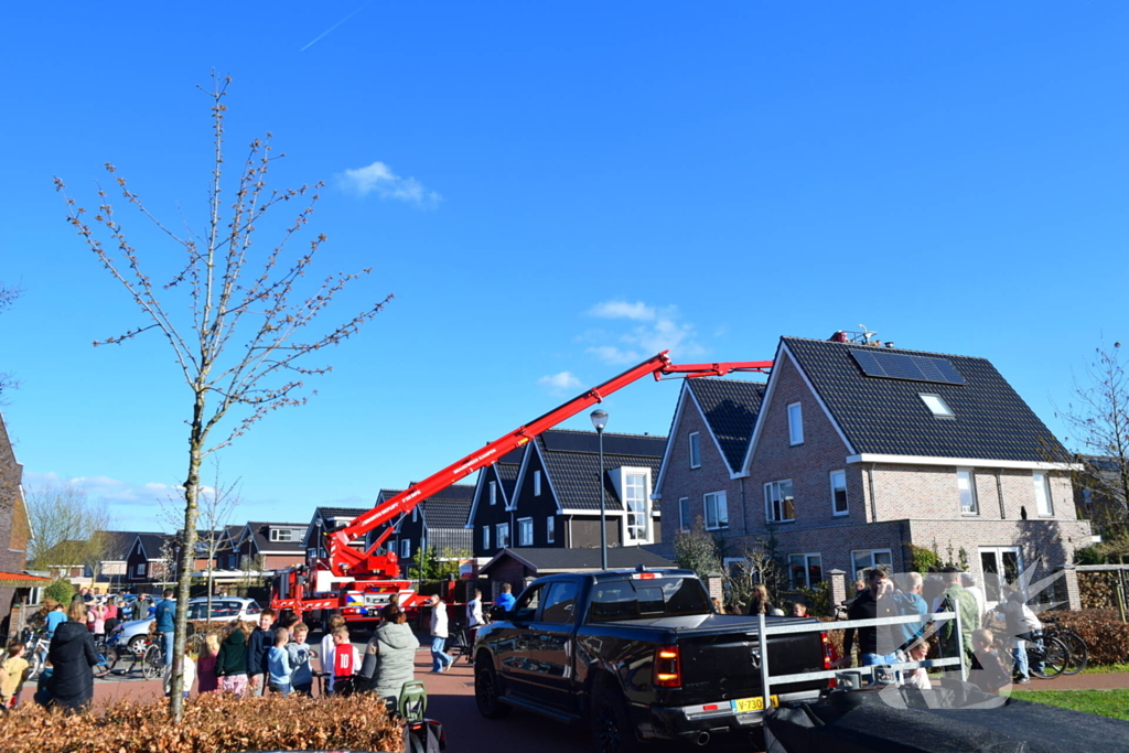 Schoorsteenbrand snel onder controle