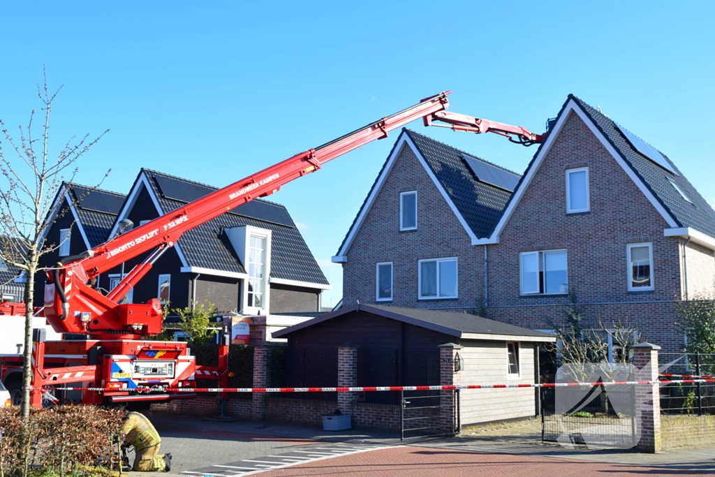 Schoorsteenbrand snel onder controle