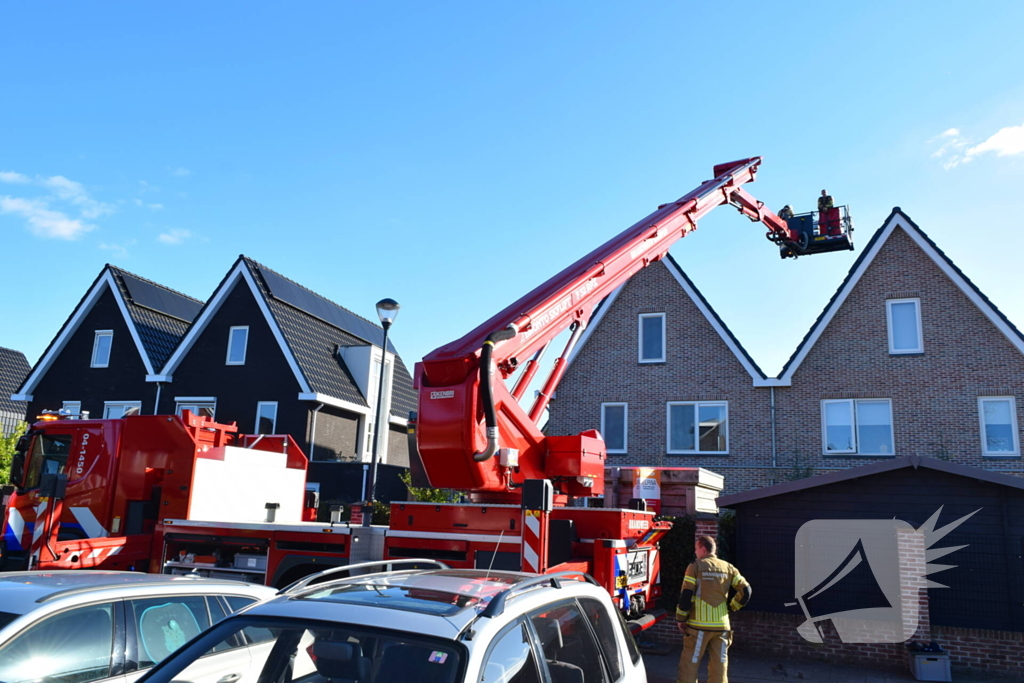Schoorsteenbrand snel onder controle