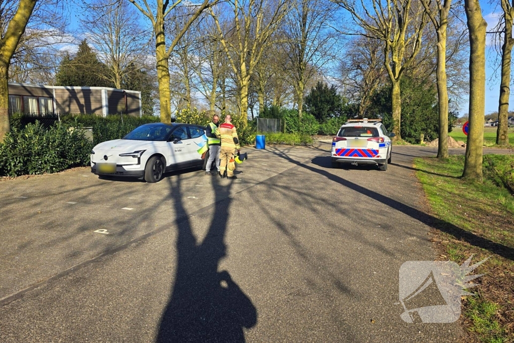 Vat met onbekende vloeistof aangetroffen