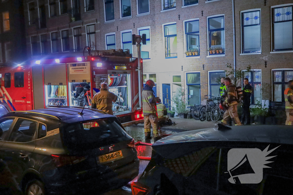 Brand in woning snel geblust