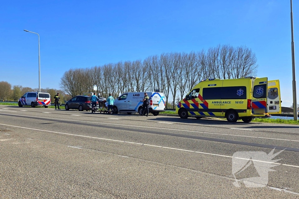Gewonde bij kopstaart botsing