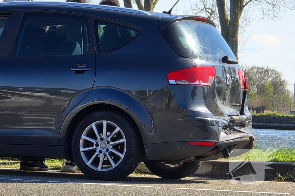 Gewonde bij kopstaart botsing