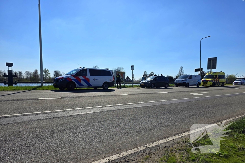 Gewonde bij kopstaart botsing