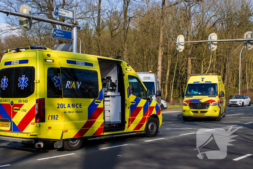 Verkeerschaos na kop-staartaanrijding