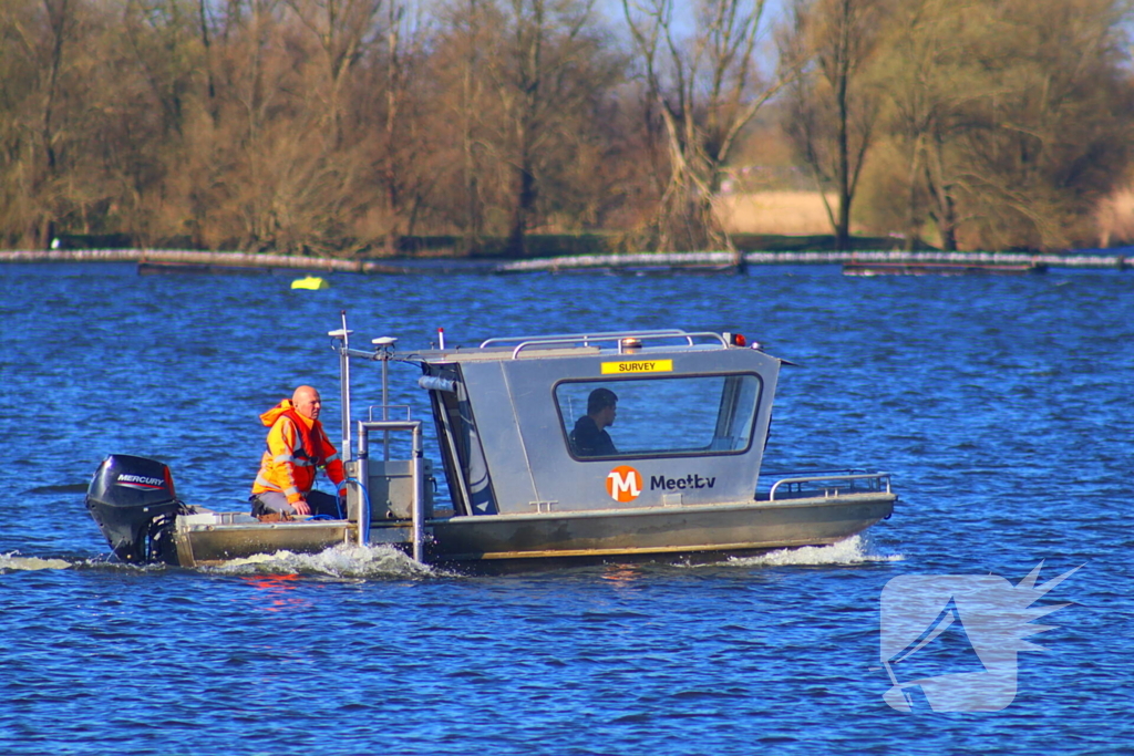 Zandzakken geplaatst ter voorkoming van overstroming