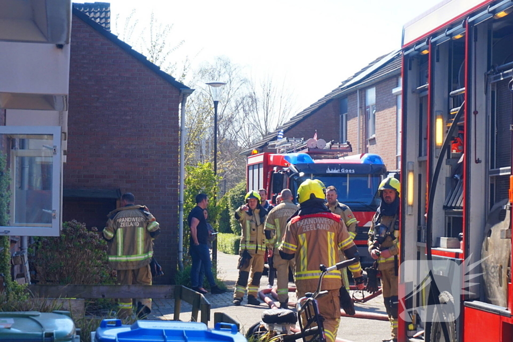 Brandweer ingezet voor brand in woning