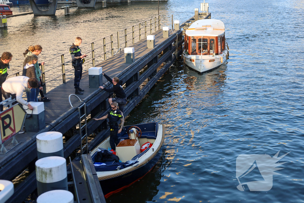 Aanvaring tussen twee kleine boten