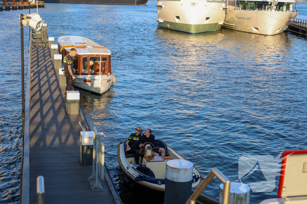 Aanvaring tussen twee kleine boten