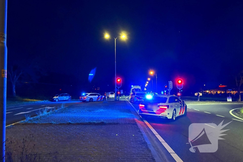 Ongeval met meerdere voertuigen op toerit snelweg