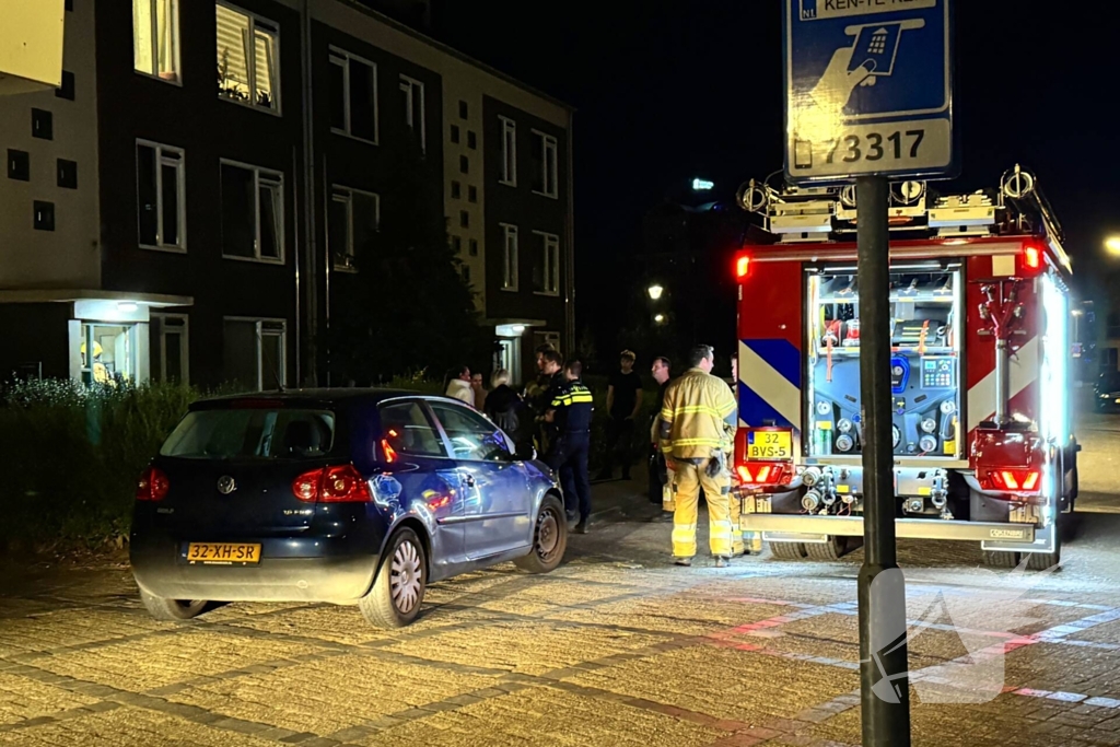 Brandweer ingezet voor woningbrand