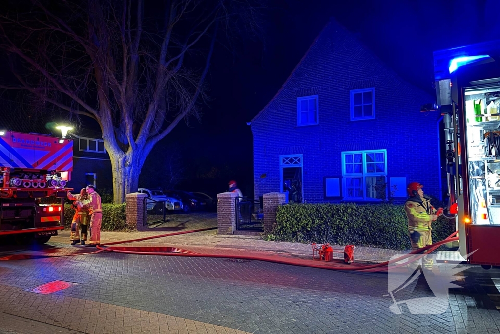 Kat vermist bij woningbrand