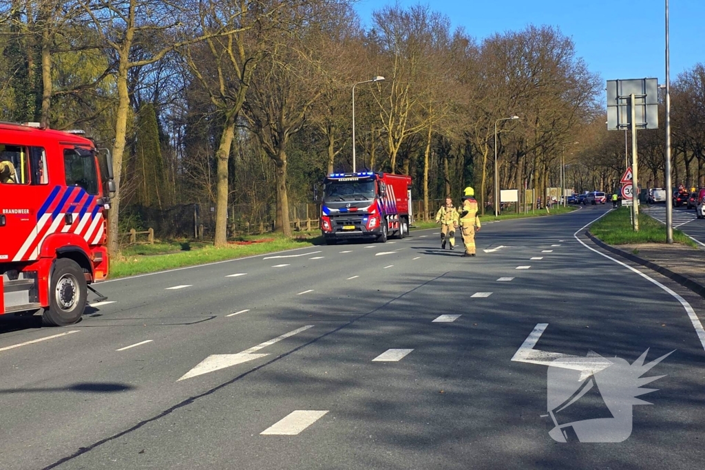 Uitslaande brand in bijgebouw