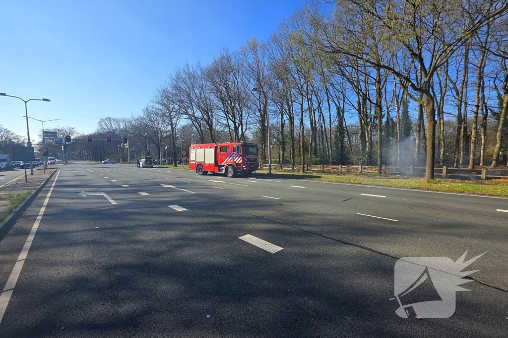 Uitslaande brand in bijgebouw