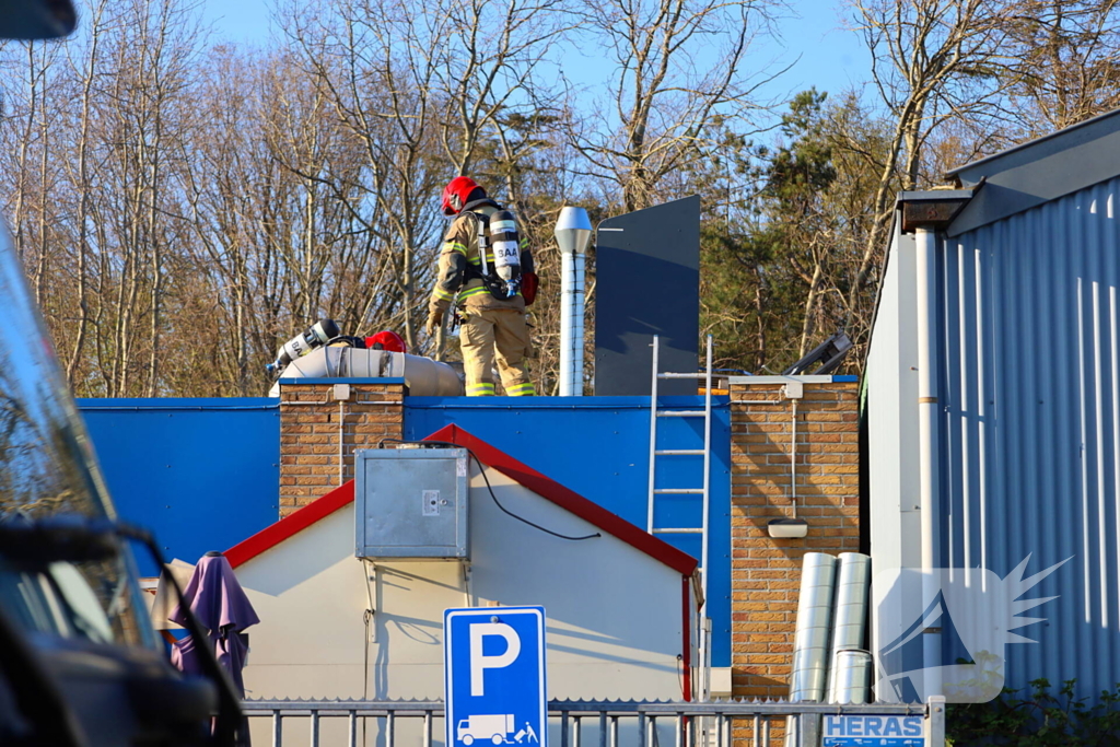 Veiligheid rondom tankstation in gevaar door brand in cateringbedrijf