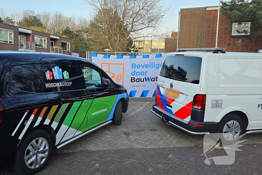 Grote inzet van politieagenten en politiehelikopter boj inbraakmelding