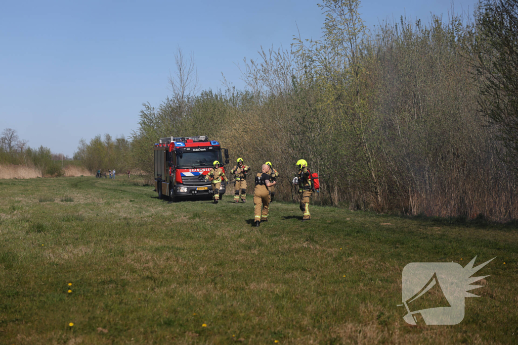Grote natuurbrand uitgebroken in Doncksebos