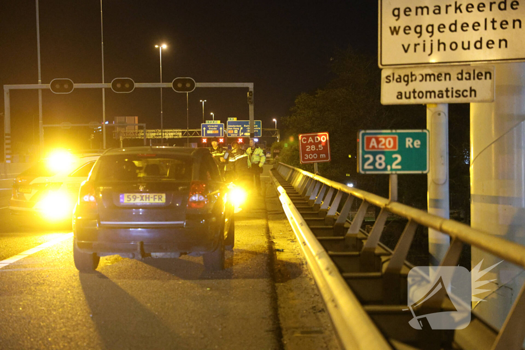 Persoon springt van viaduct bij ruzie na botsing