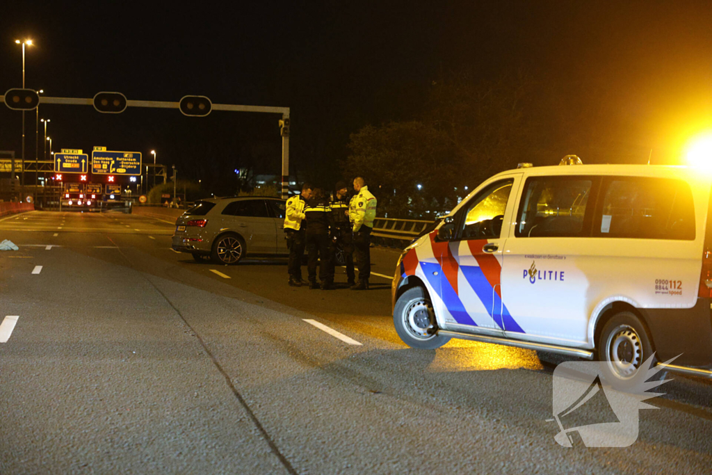 Persoon springt van viaduct bij ruzie na botsing