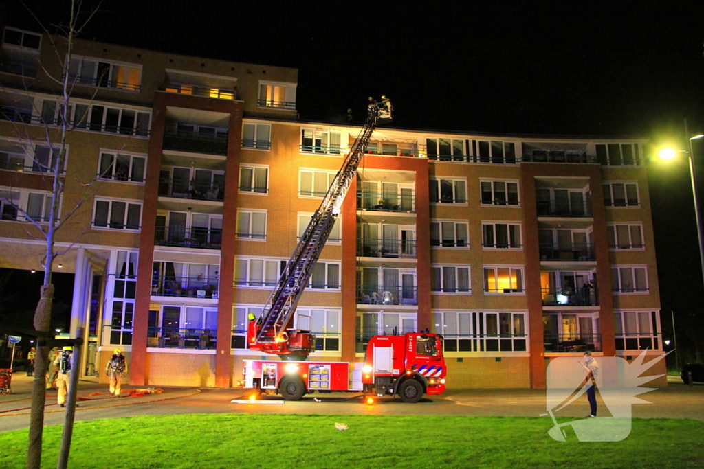 Brand bij ouderencomplex zorgt voor opschaling