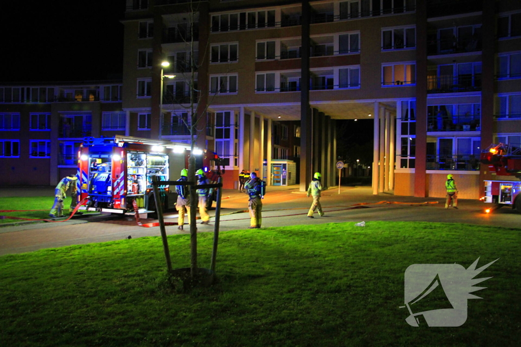 Brand bij ouderencomplex zorgt voor opschaling