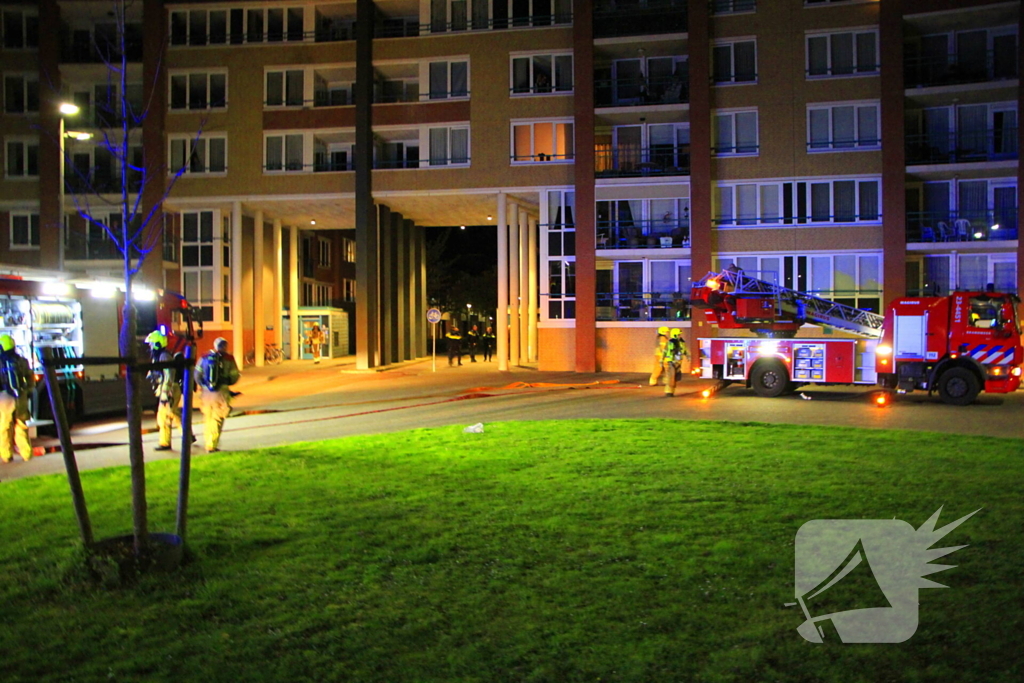 Brand bij ouderencomplex zorgt voor opschaling