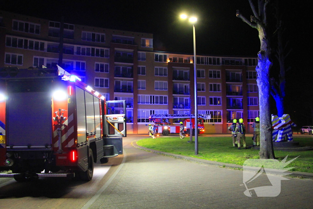 Brand bij ouderencomplex zorgt voor opschaling