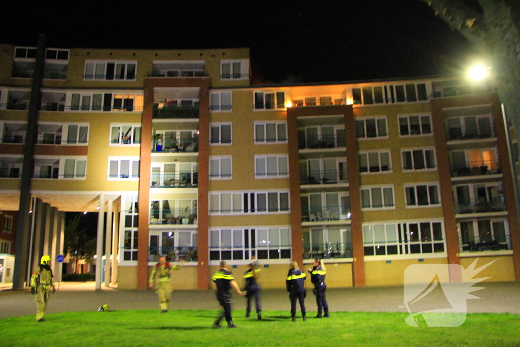 Brand bij ouderencomplex zorgt voor opschaling