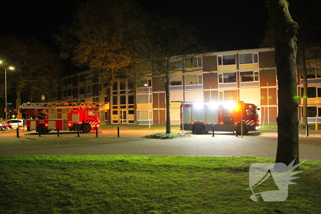 Brand bij ouderencomplex zorgt voor opschaling