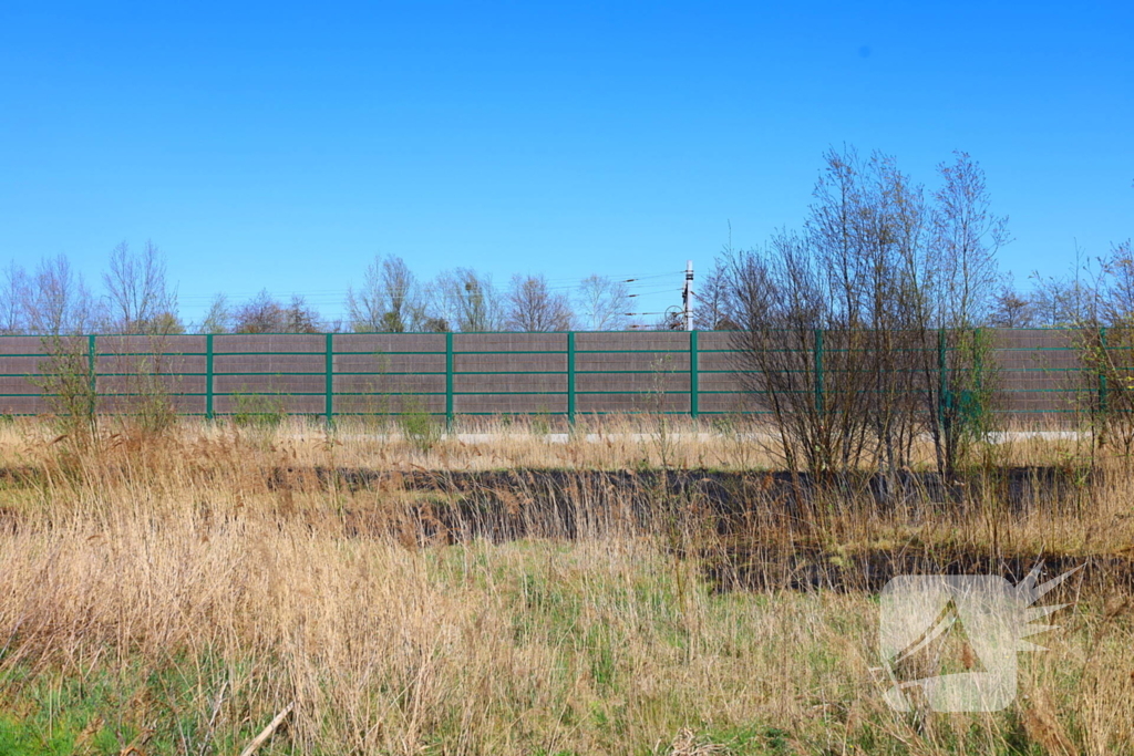 Brand in riet geblust door brandweer