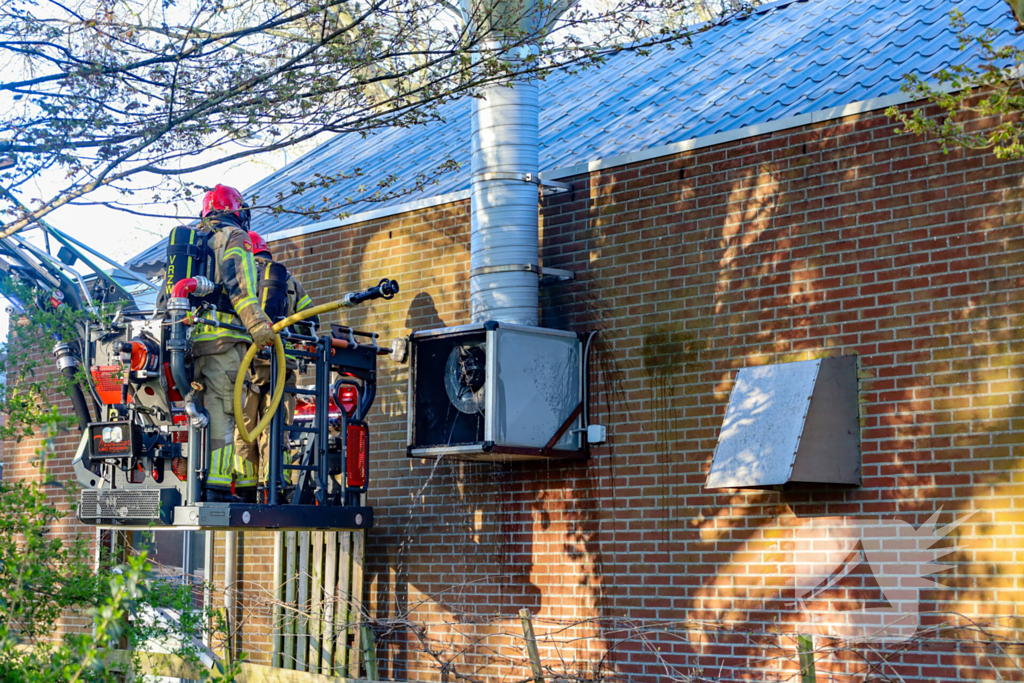 Snelle blussing voorkomt verdere schade aan snackbar