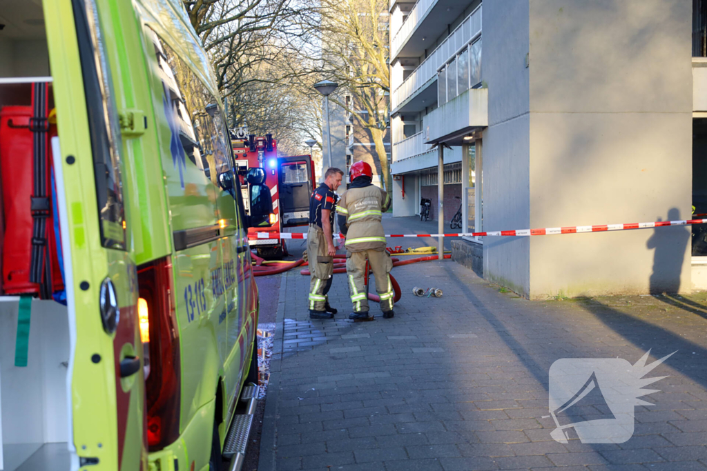 Slachtoffer bij brand in flatwoning