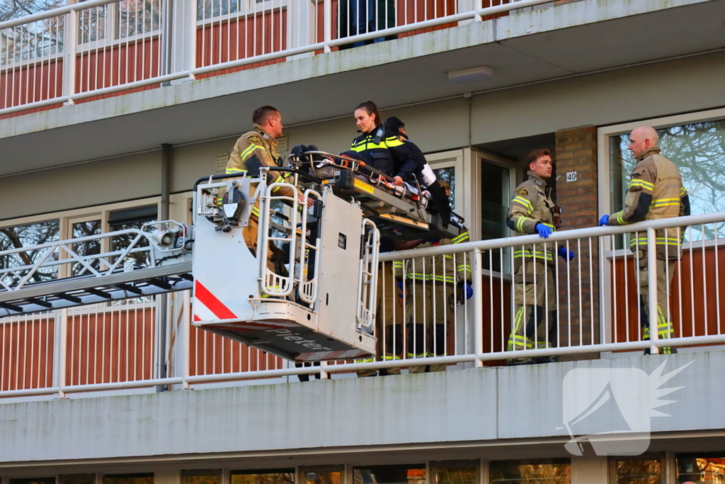 Slachtoffer bij brand in flatwoning